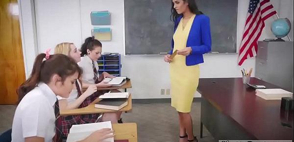  Tiny teen ass rim and two brunette one guy xxx After School Detention